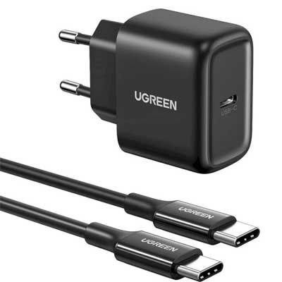 شارژر فست 25 وات یوگرین مدل CD250 کد 50581 به همراه کابل USB-C