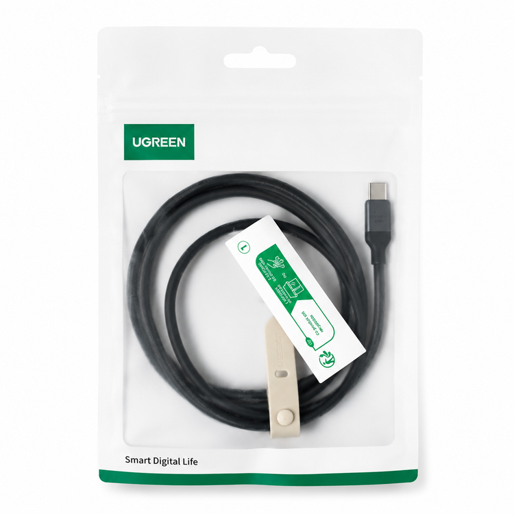 کابل USB-C یوگرین مدل US563 کد 15283 طول 1 متر