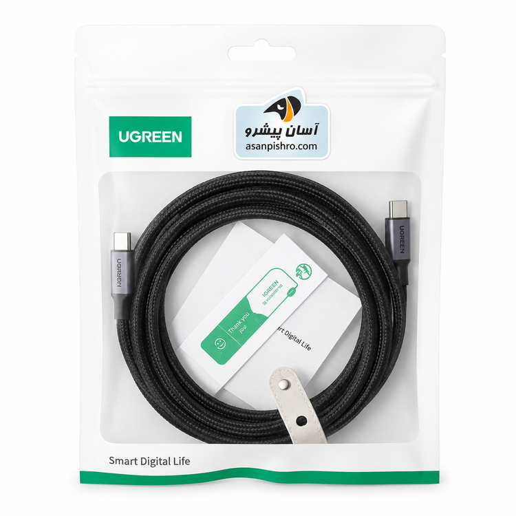 کابل USB-C یوگرین مدل US563 کد 15285 طول 2 متر