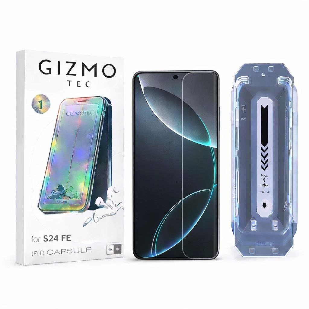 محافظ صفحه نمایش GIZMO به همراه کیت نصب مناسب سامسونگ S24 FE