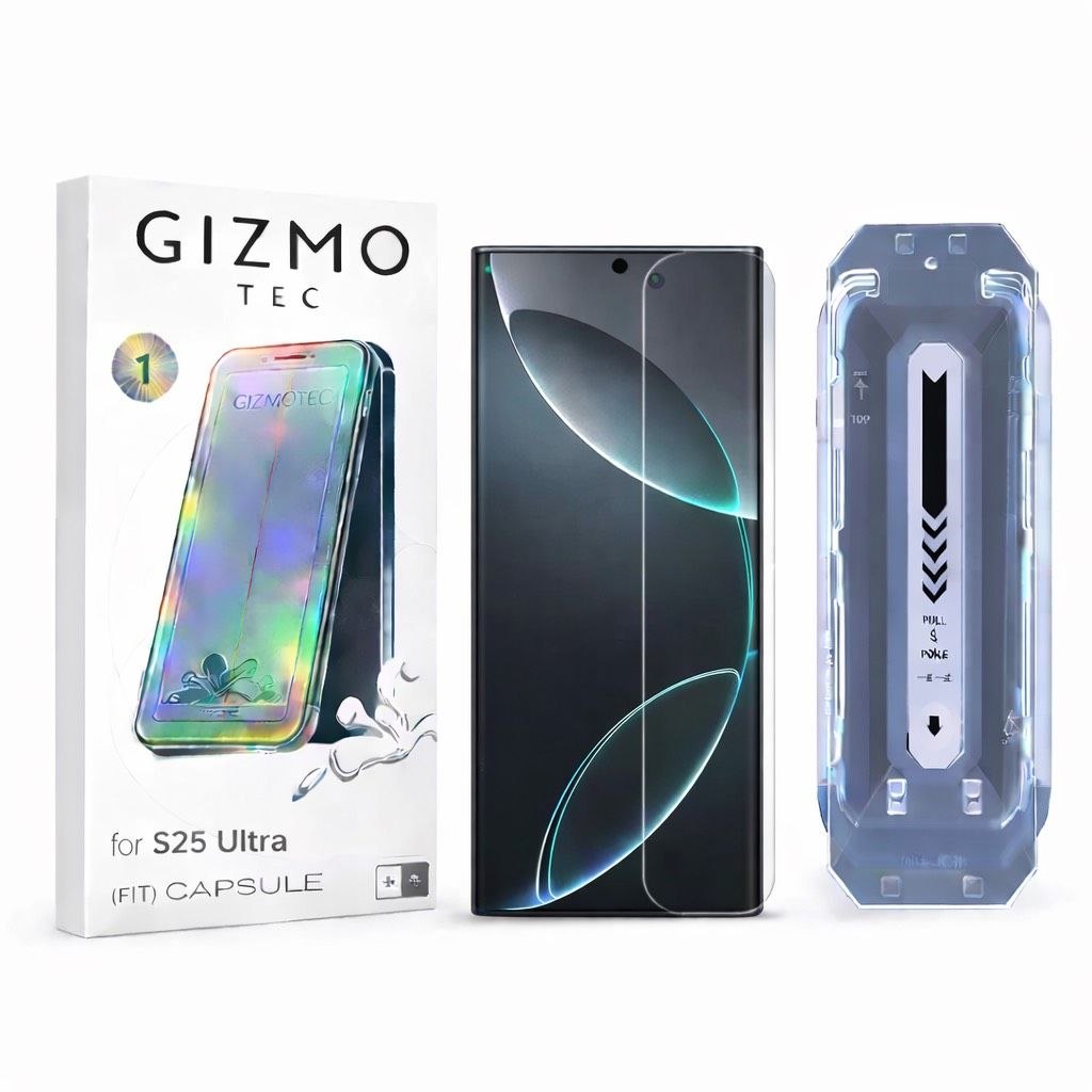محافظ صفحه نمایش GIZMO به همراه کیت نصب مناسب سامسونگ S25 Ultra