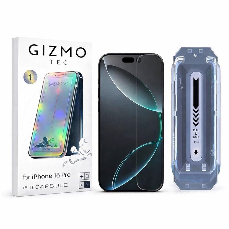 محافظ صفحه نمایش GIZMO به همراه کیت نصب مناسب آیفون 16pro