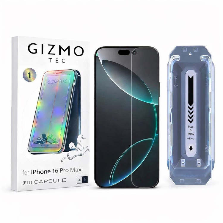 محافظ صفحه نمایش GIZMO به همراه کیت نصب مناسب آیفون 16Promax